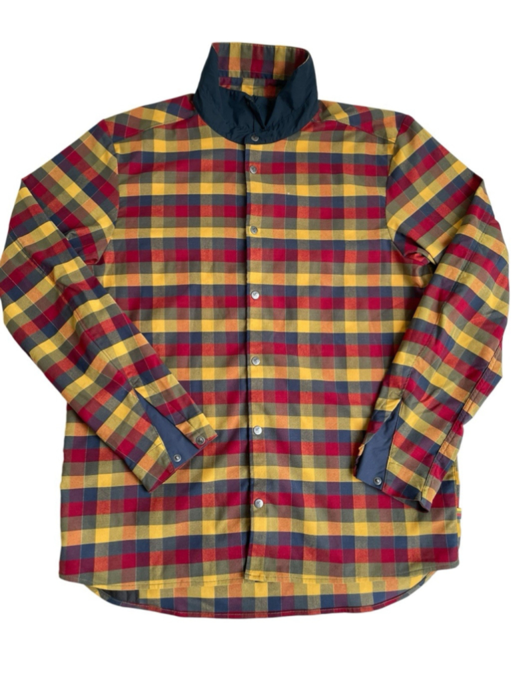 Fjallraven Specialized Rider's Flannel Shirt Men’s XL Snap Long Sleeve